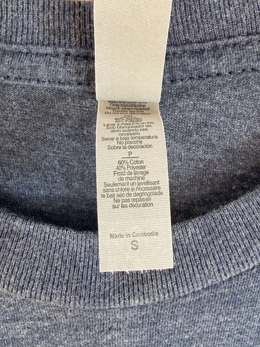 Next Level Apparel Heather Blue Sally Ride Stamp Graphic Tee - Picture 2 of 4